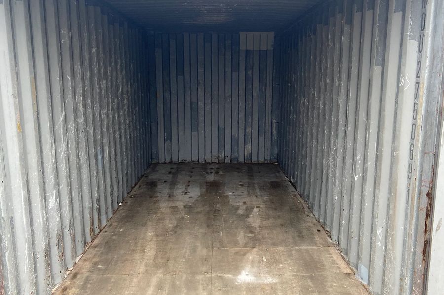 Cargo-worthy 20ft container interior